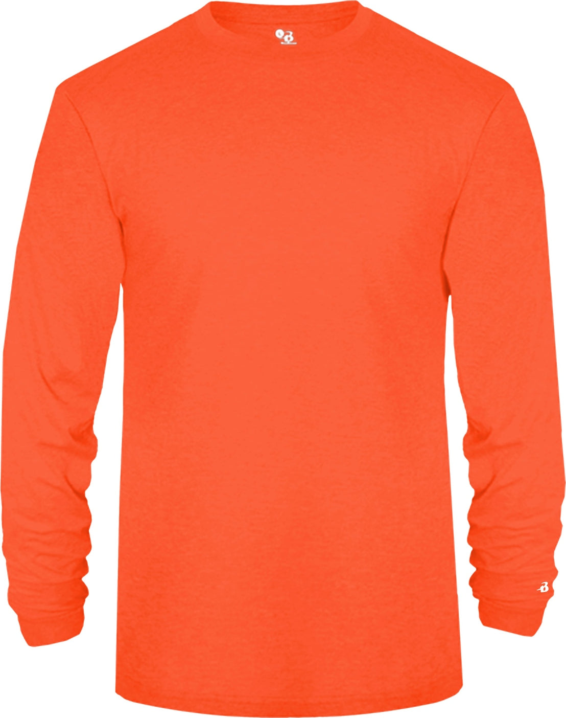 Badger Sport 4944 Tri-blend L/s Tee - Burnt Orange Heather - Adult Xs