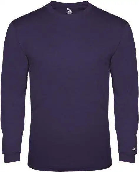 Badger Sport 4944 Tri Blend Long Sleeve Tee Black
