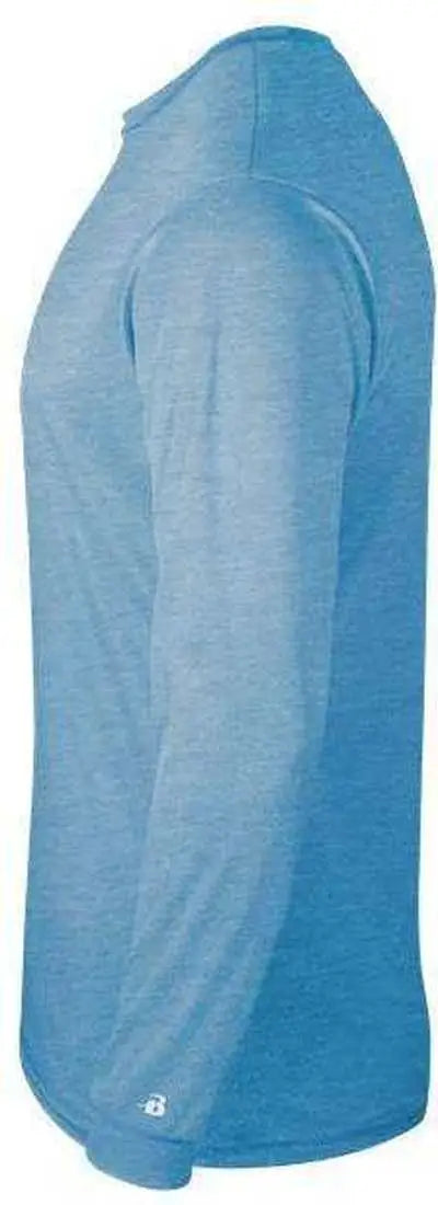 Badger Sport 4944 Tri-blend Long Sleeve Tee - Columbia Blue Heather