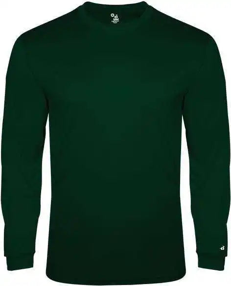 Badger Sport 4944 Tri-blend Long Sleeve Tee - Forest