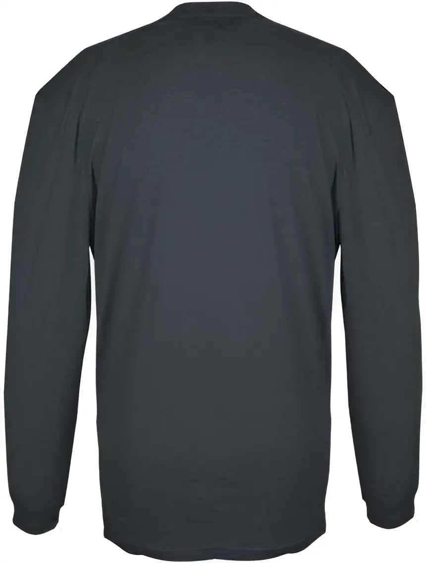 Badger Sport 4944 Tri-blend Long Sleeve Tee - Navy Heather