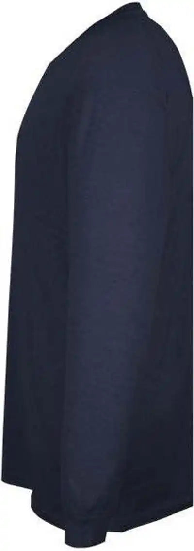 Badger Sport 4944 Tri Blend Long Sleeve Tee Navy