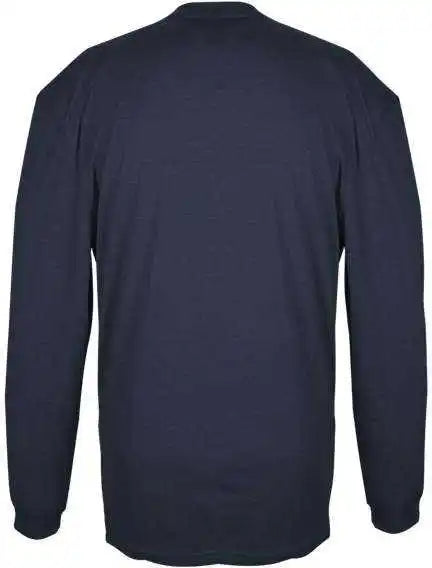 Badger Sport 4944 Tri Blend Long Sleeve Tee Navy