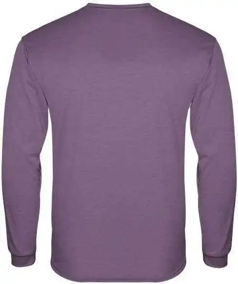 Badger Sport 4944 Tri-blend Long Sleeve Tee - Purple Heather