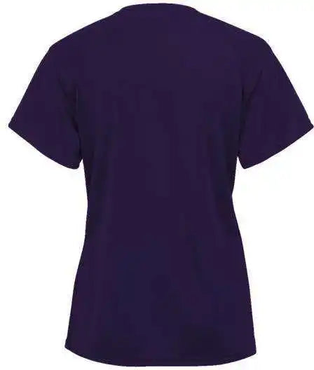 Badger Sport 4962 Tri-blend Ladies’ V-neck Tee - Black