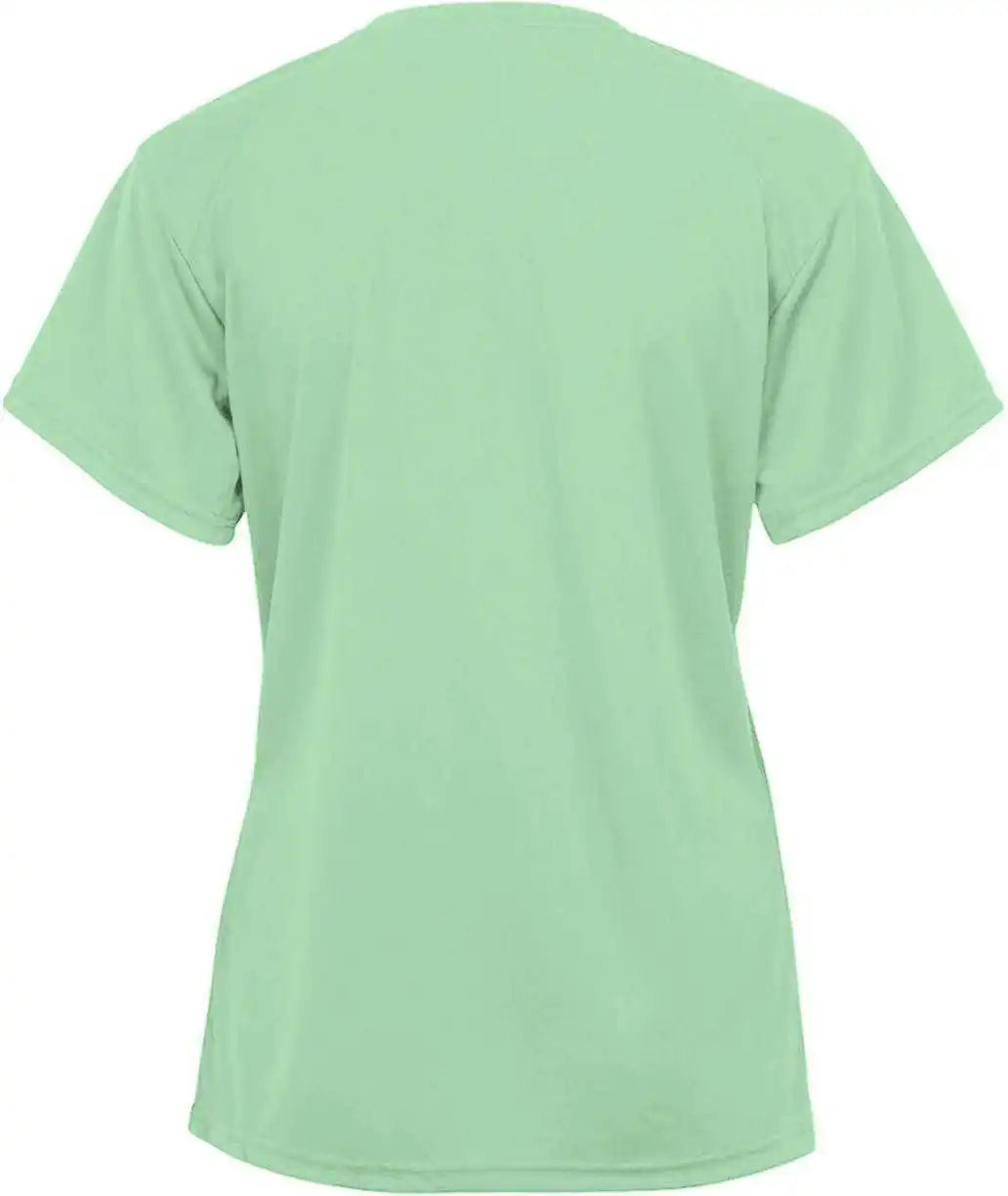 Badger Sport 4962 Tri-blend Ladies’ V-neck Tee - Mint