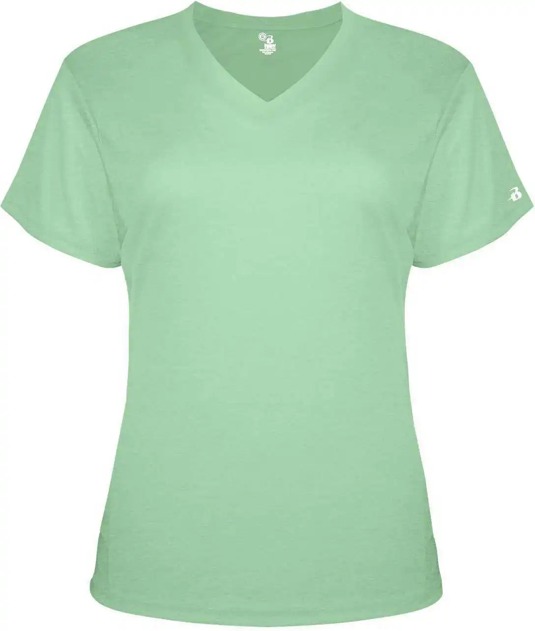 Badger Sport 4962 Tri-blend Ladies’ V-neck Tee - Mint
