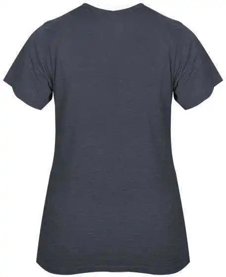 Badger Sport 4962 Tri-blend Ladies’ V-neck Tee - Navy Heather