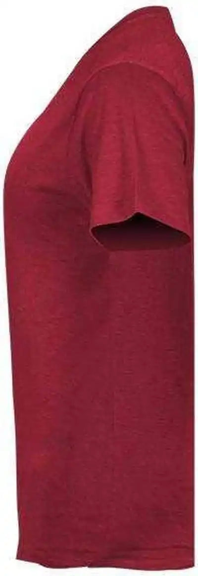Badger Sport 4962 Tri-blend Ladies’ V-neck Tee - Red