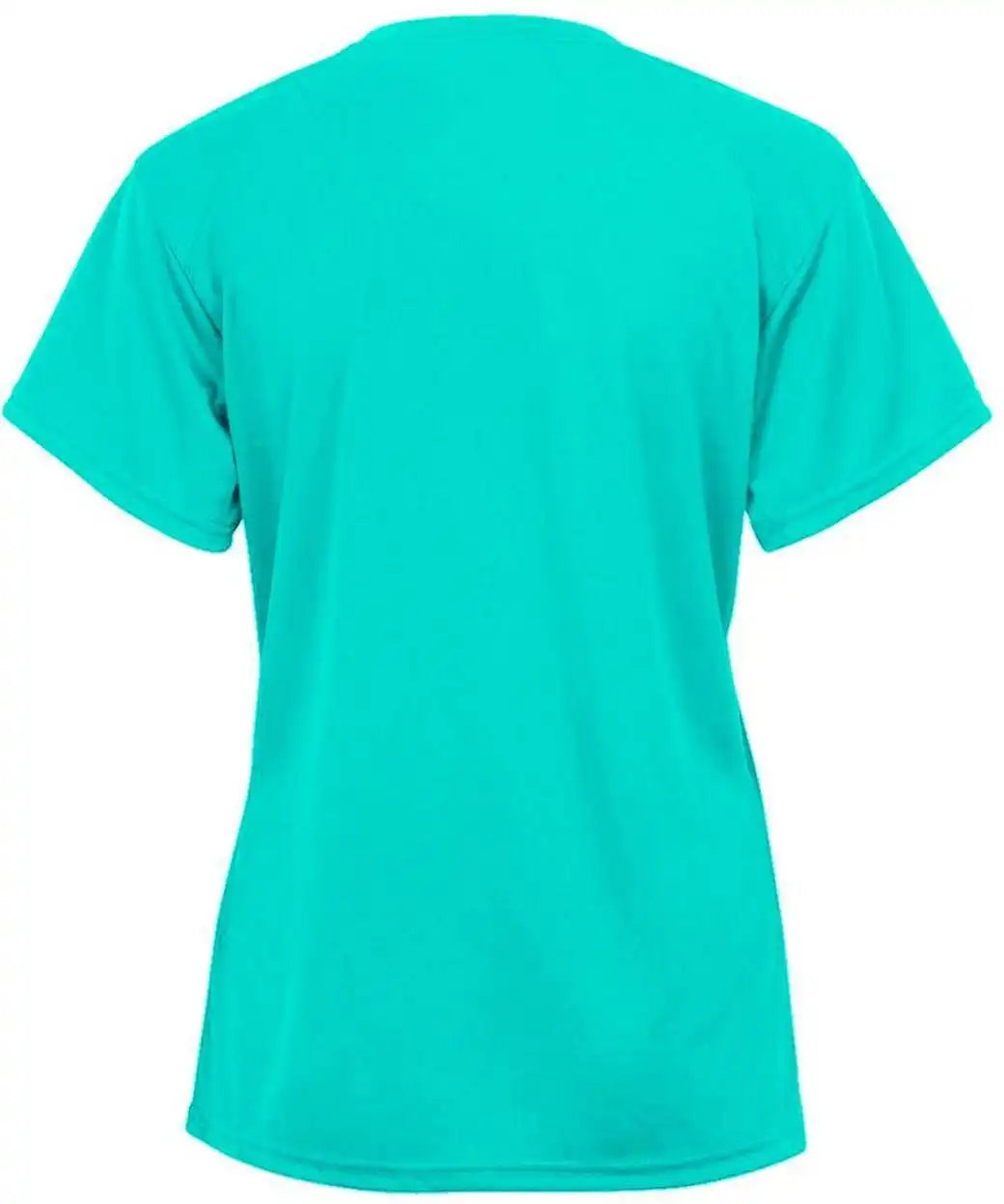 Badger Sport 4962 Tri Blend Ladies’ v Neck Tee Turquoise