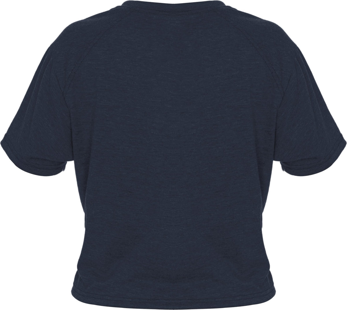 Badger Sport 4963 Tri-blend Womens Crop Tee - Navy