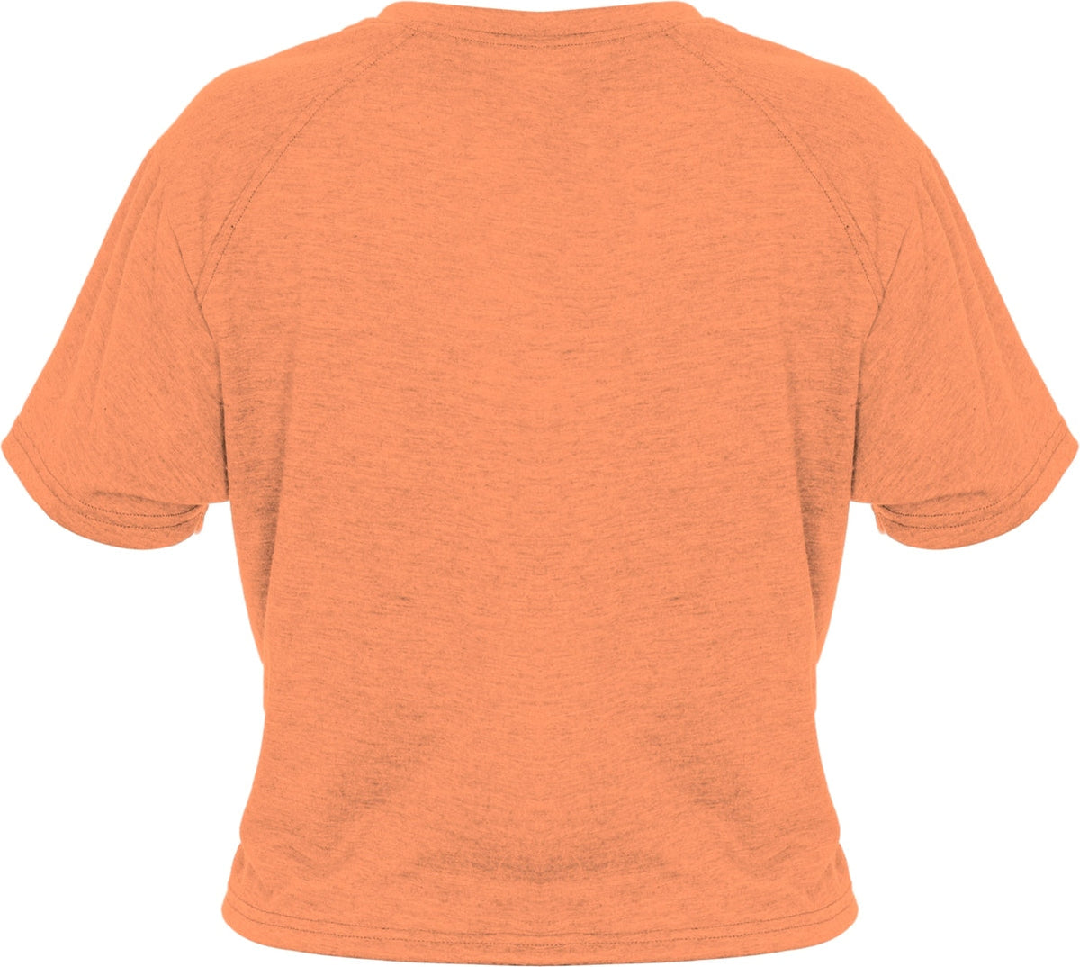 Badger Sport 4963 Tri-blend Womens Crop Tee - Peach