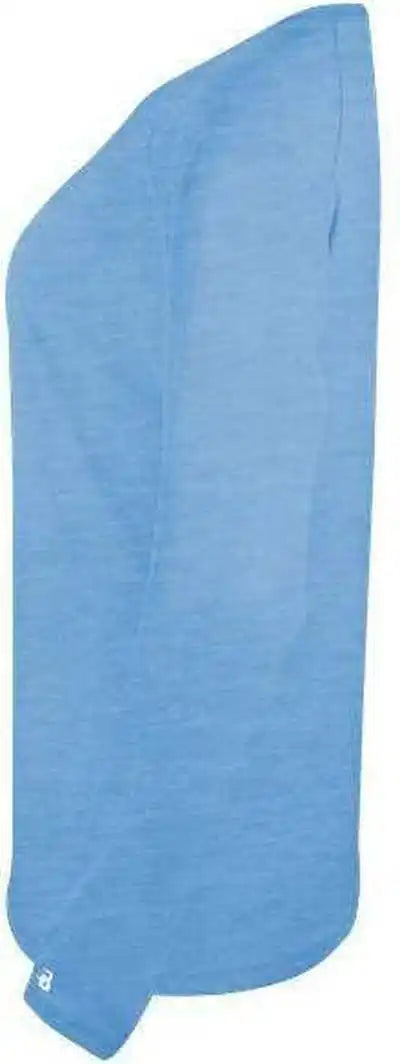 Badger Sport 4964 Tri-blend L/s Ladies Tee - Columbia Blue Heather