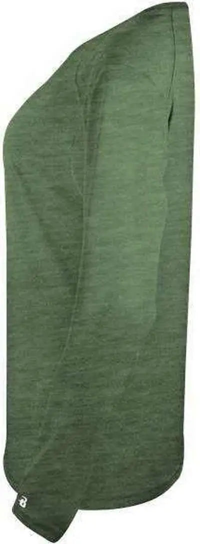 Badger Sport 4964 Tri-blend L/s Ladies Tee - Forest Heather