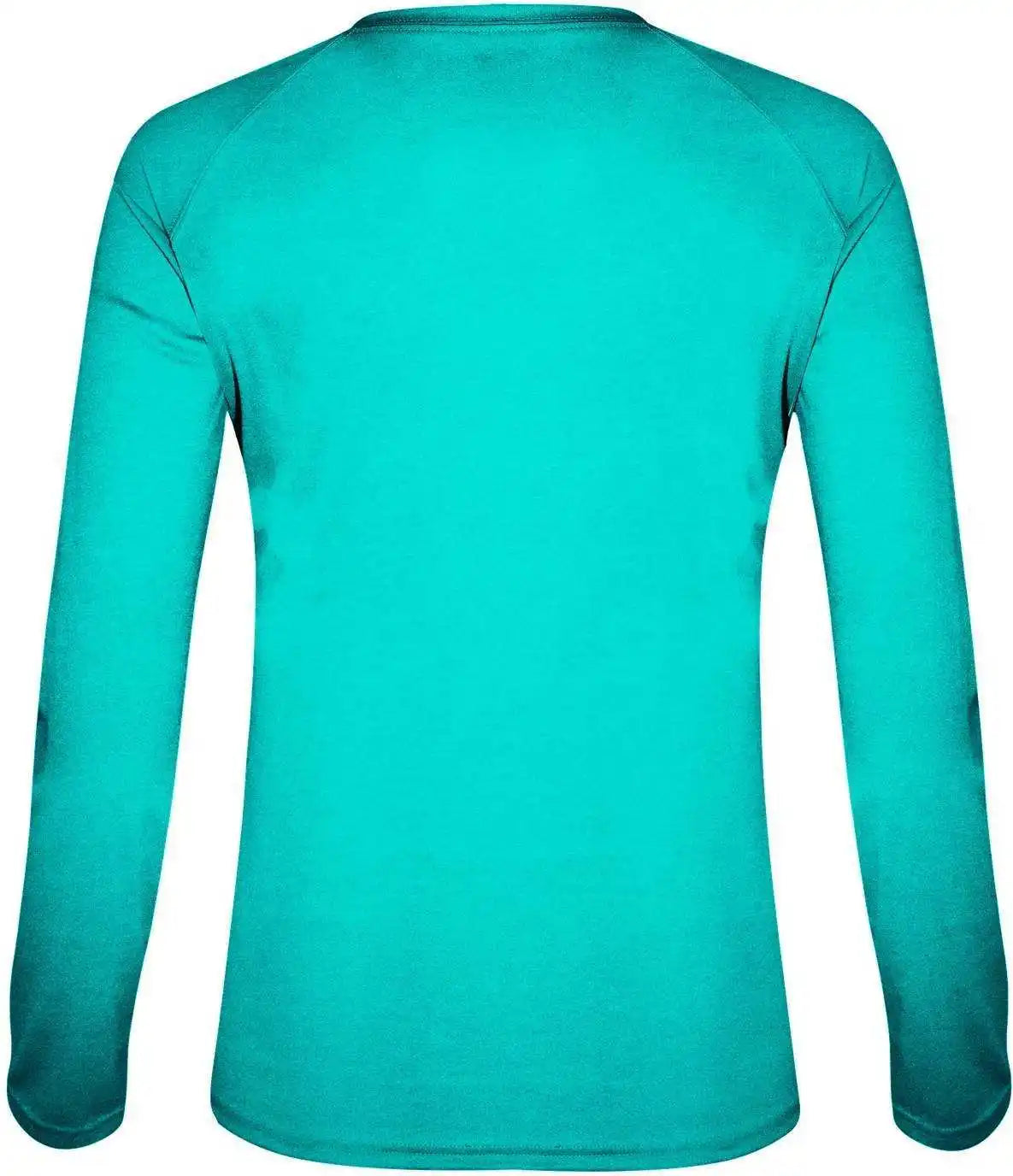 Badger Sport 4964 Tri-blend L/s Ladies Tee - Turquoise