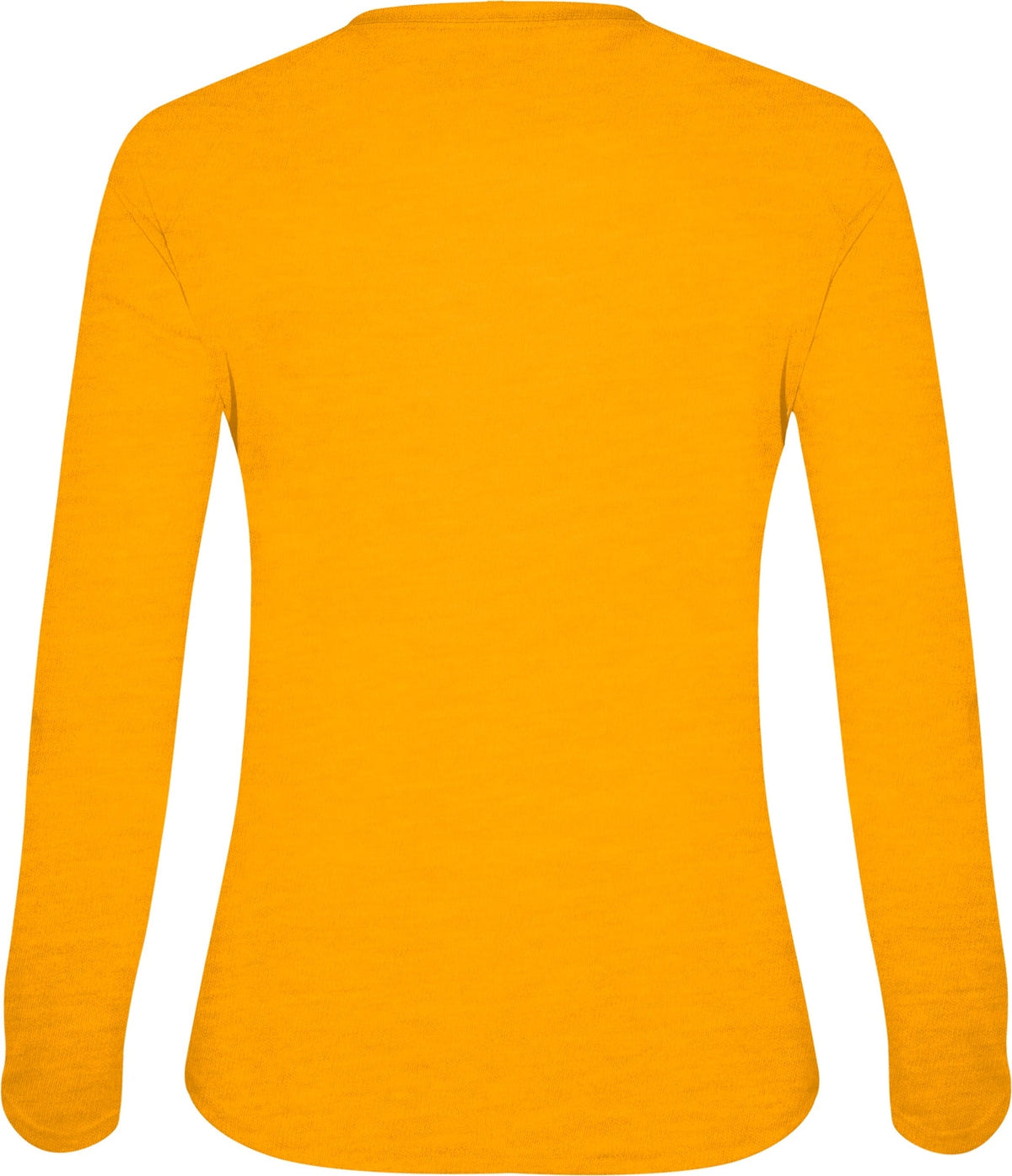 Badger Sport 4964 Tri-blend Ladies V-neck L/s Tee - Gold Heather