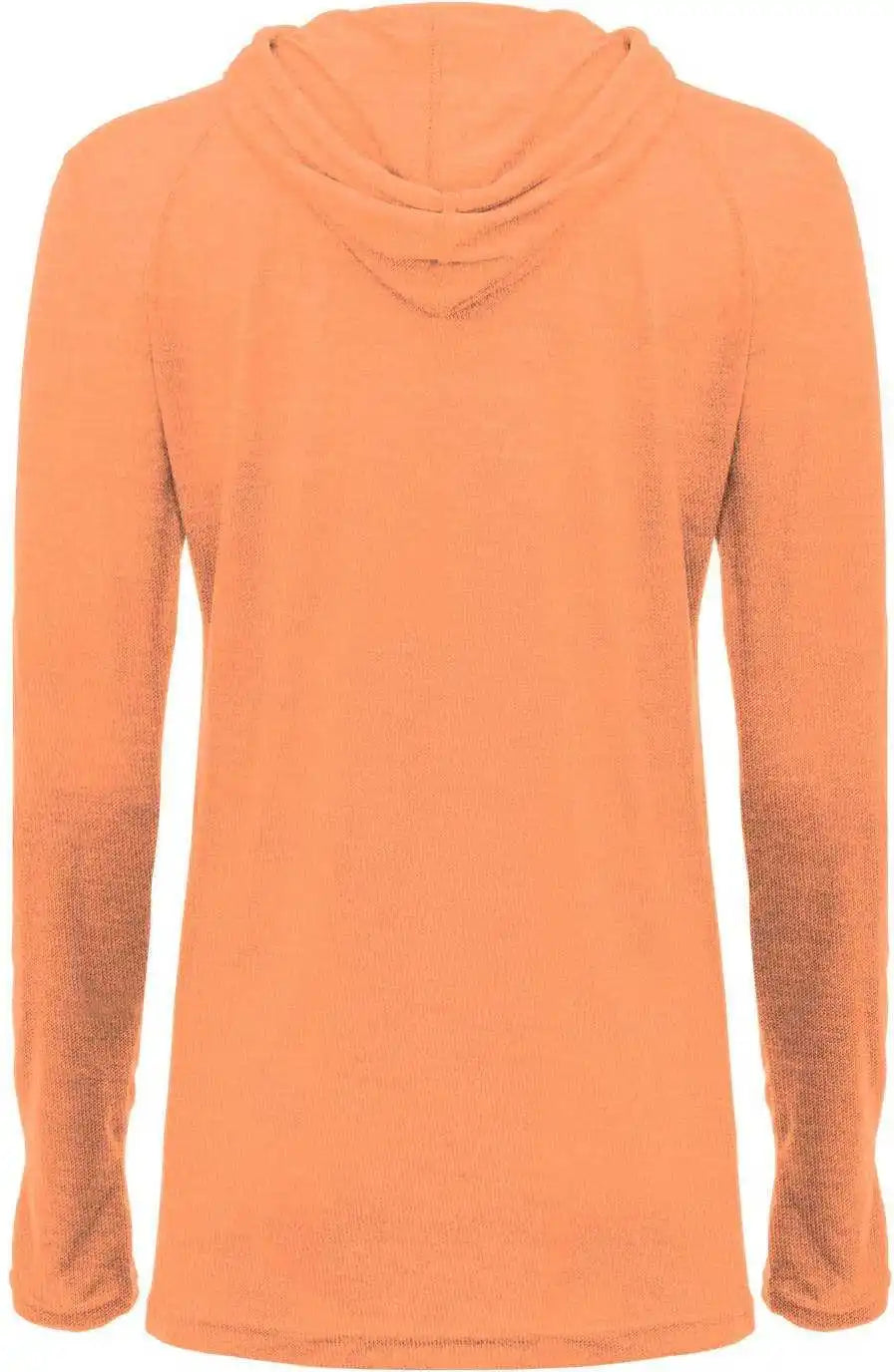 Badger Sport 496500 Tri Blend Surplice Women’s Hoodie Tee Peach