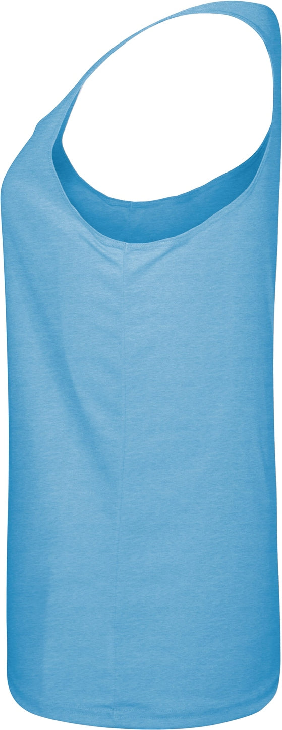 Badger Sport 4966 Tri-blend Ladies Racerback Tank - Columbia Blue Heather