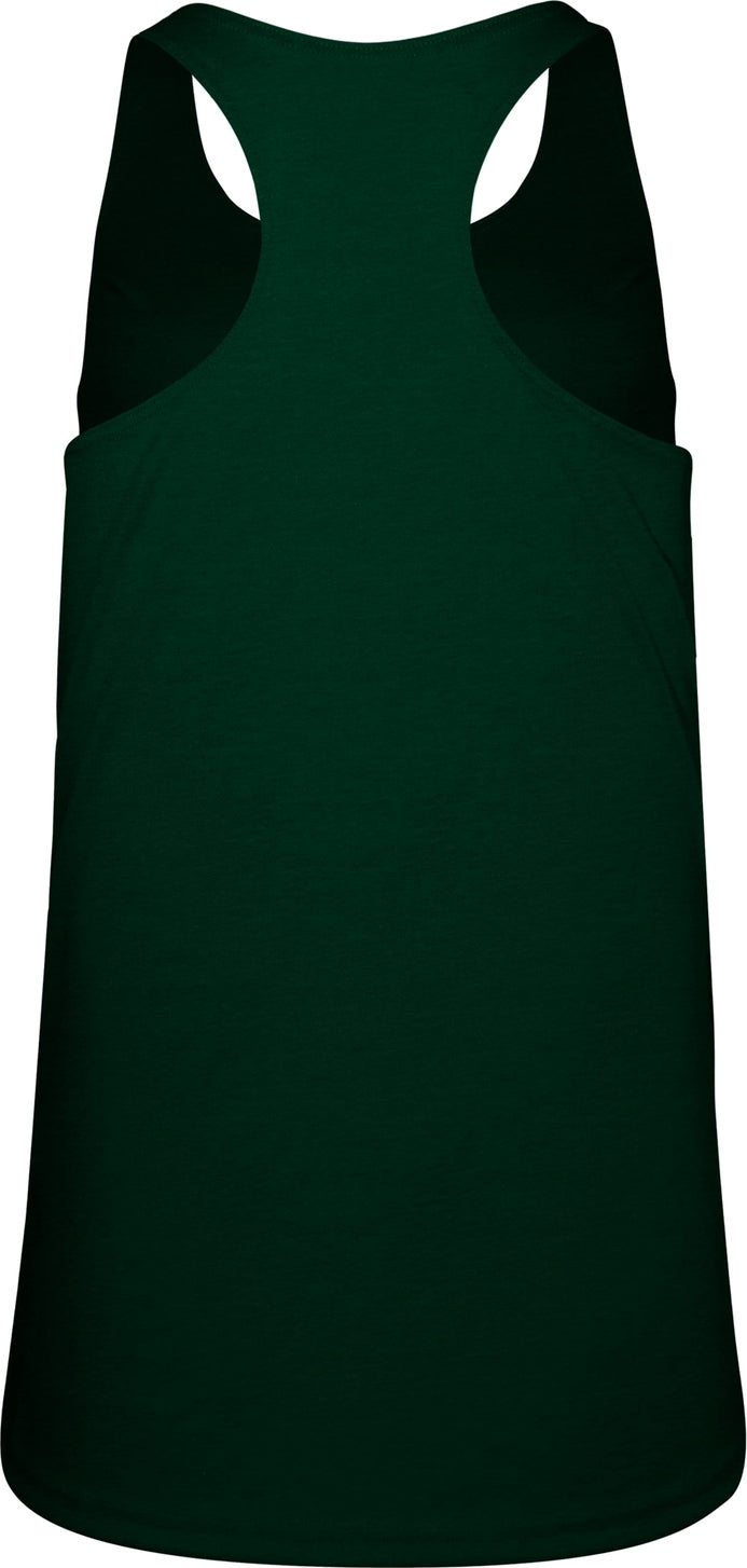 Badger Sport 4966 Tri-blend Ladies Racerback Tank - Forest