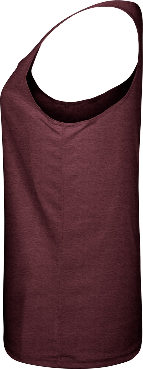 Badger Sport 4966 Tri-blend Ladies Racerback Tank - Maroon Heather