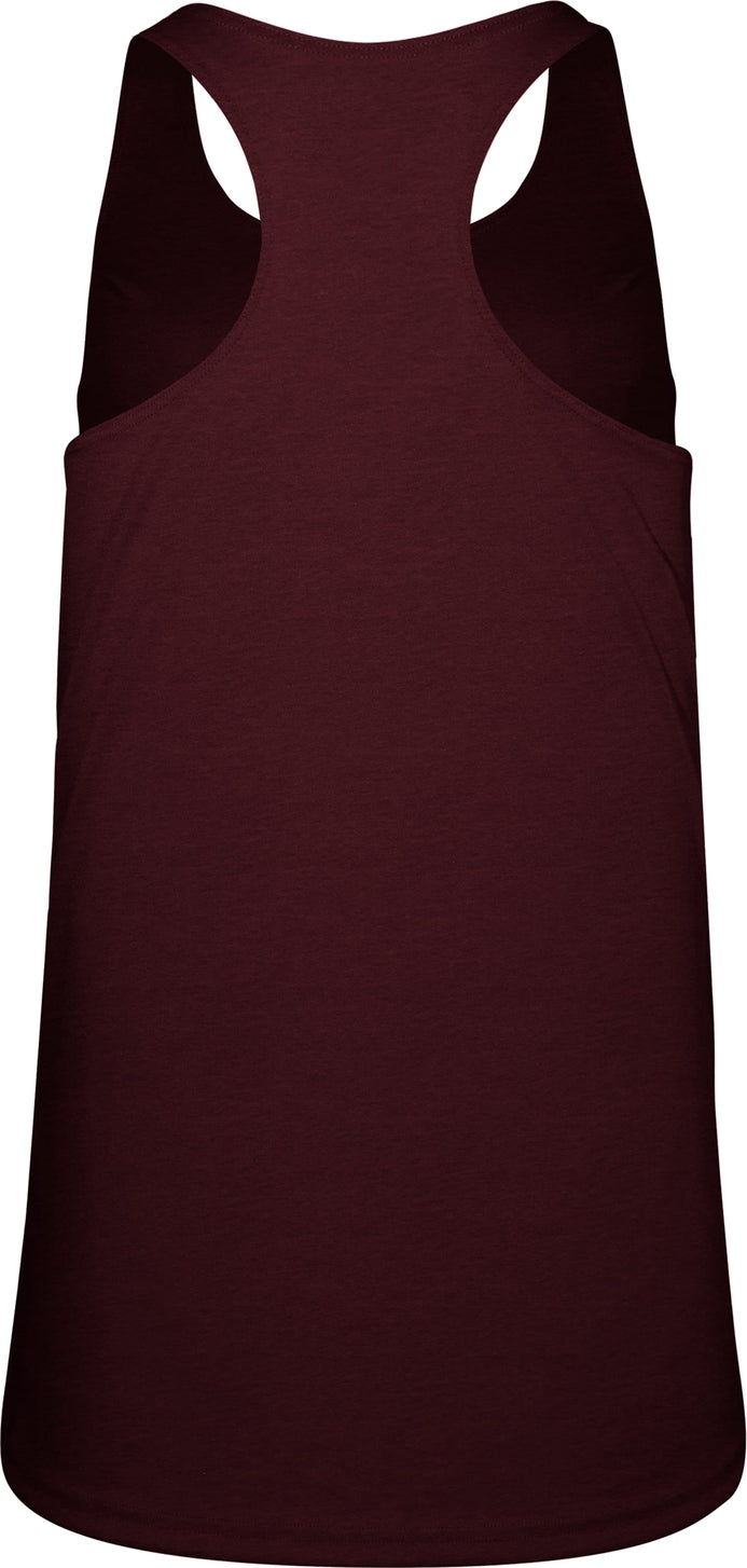 Badger Sport 4966 Tri-blend Ladies Racerback Tank - Maroon