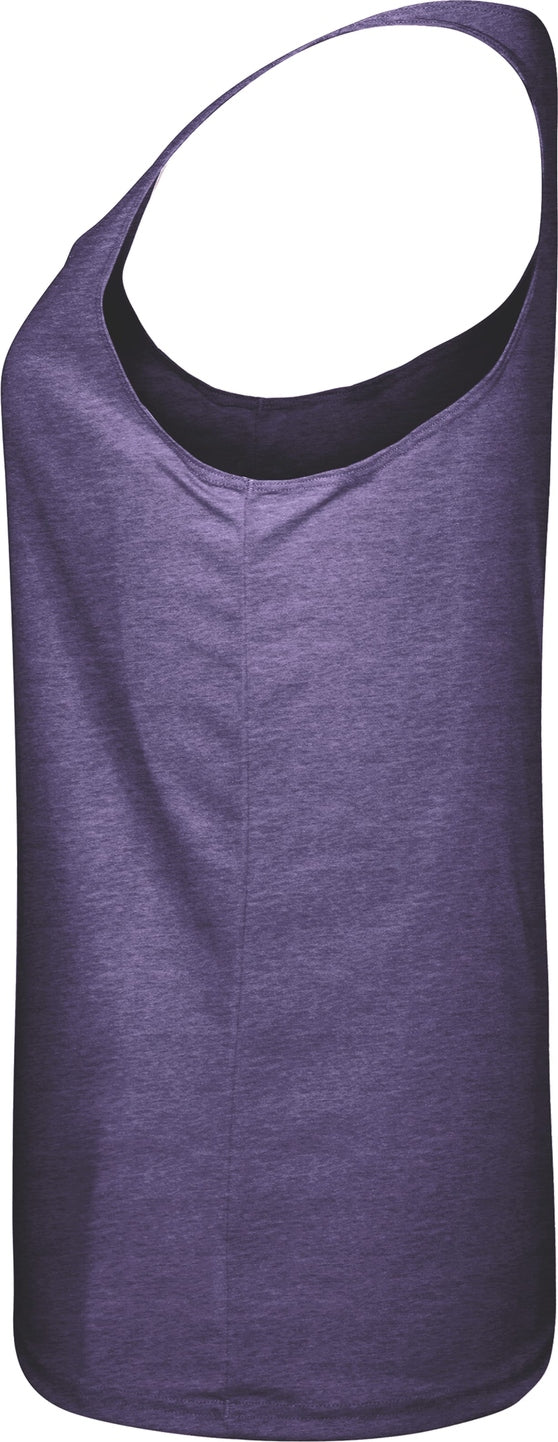 Badger Sport 4966 Tri-blend Ladies Racerback Tank - Purple Heather