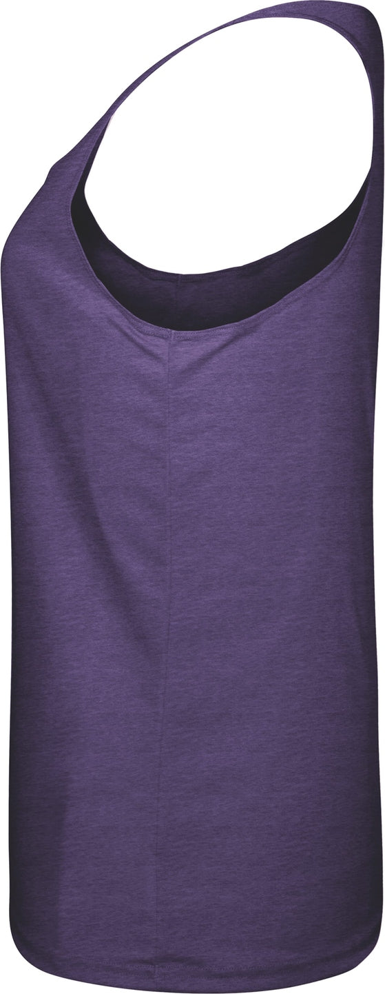 Badger Sport 4966 Tri-blend Ladies Racerback Tank - Purple