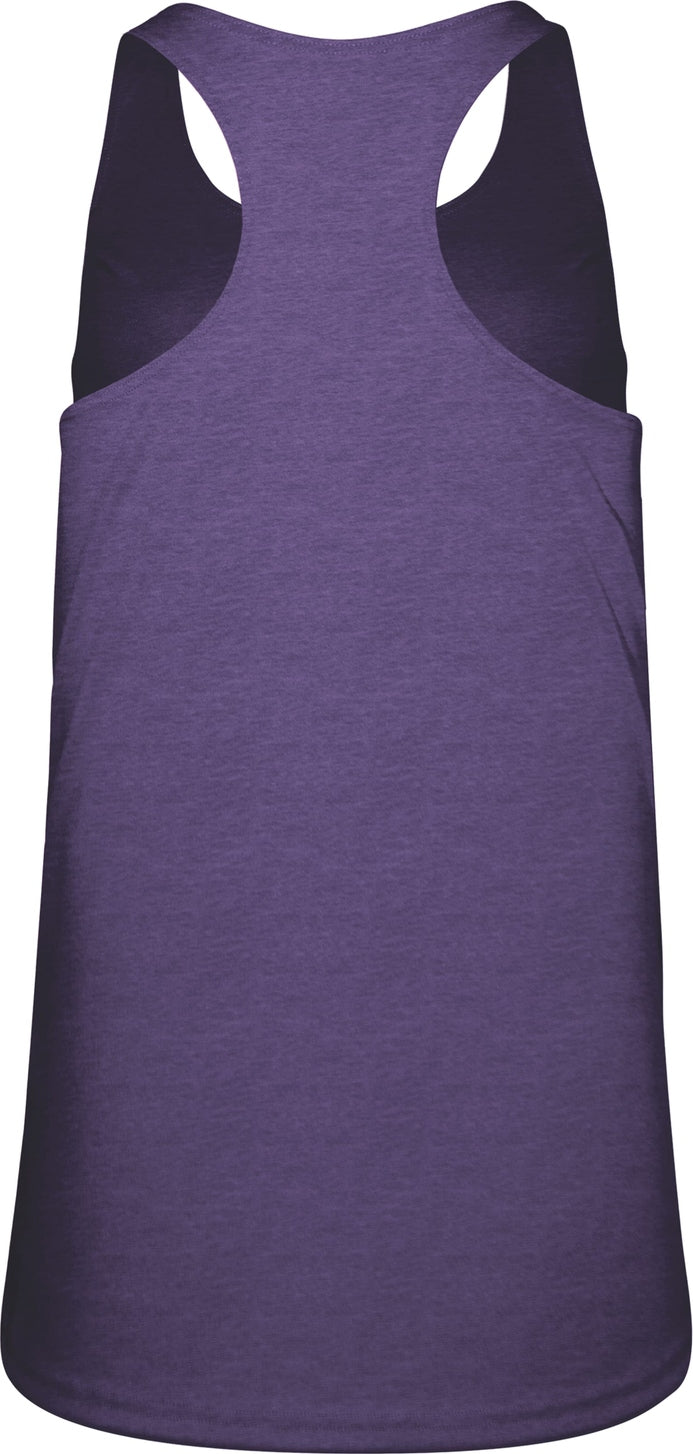 Badger Sport 4966 Tri-blend Ladies Racerback Tank - Purple