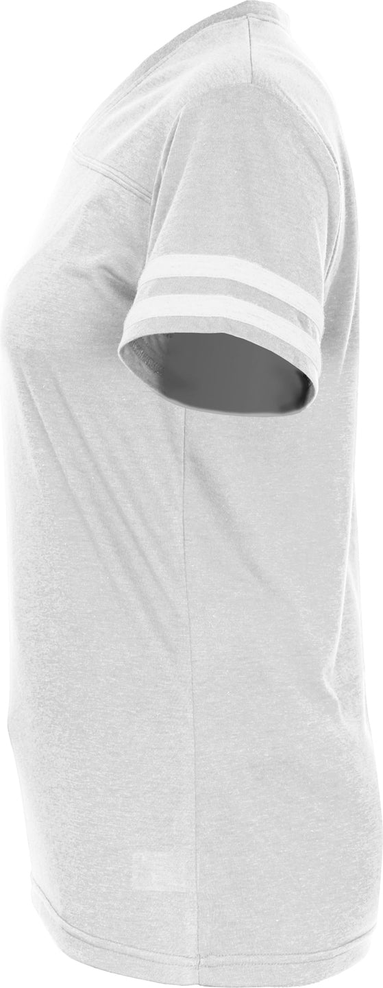 Badger Sport 4967 Tri-blend Women’s Fan Tee - Oxford White