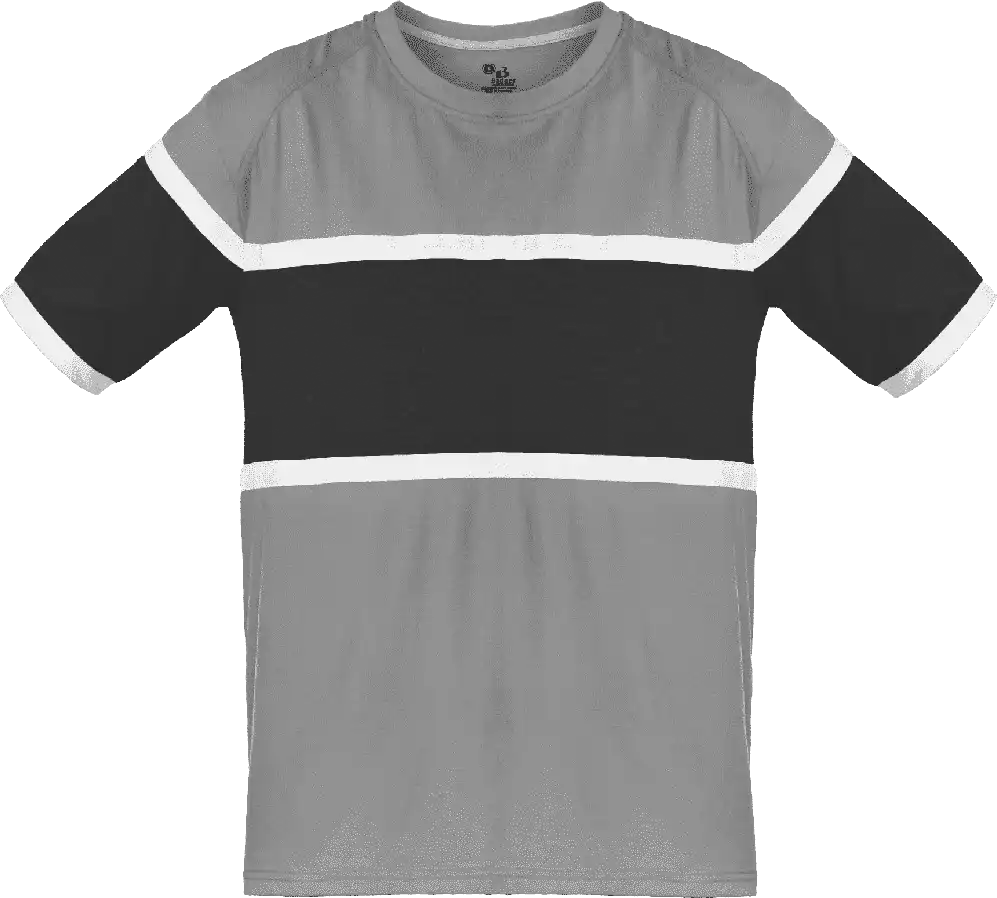 Badger Sport 4980 United Tee - Oxford Black White