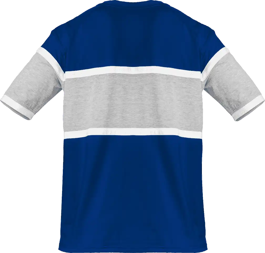 Badger Sport 4980 United Tee - Royal Oxford White