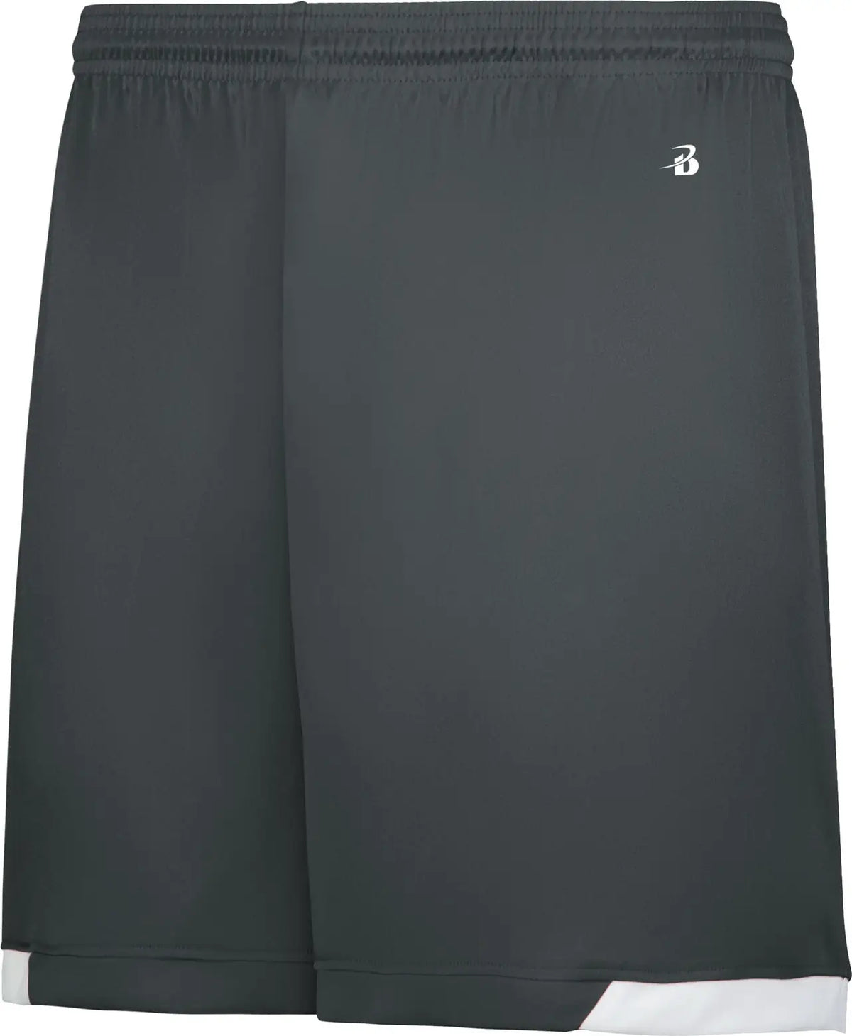 Badger Sport 710200 Ladies on the Rise Shorts - Graphite White - Dark Gray / s