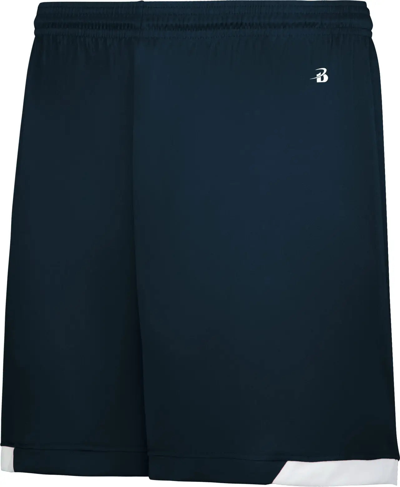 Badger Sport 710200 Ladies on the Rise Shorts - Navy White