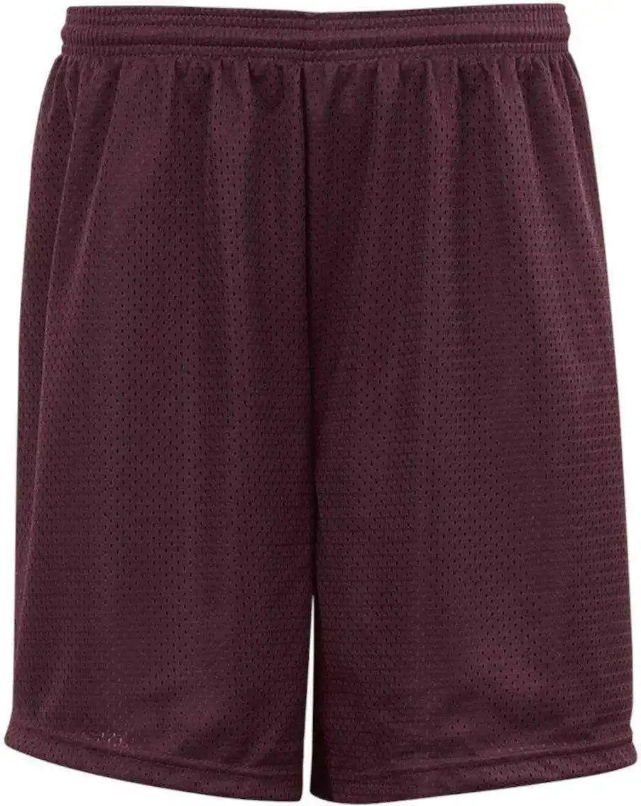 Badger Sport 7207 7’’ Mesh Tricot Short - Maroon