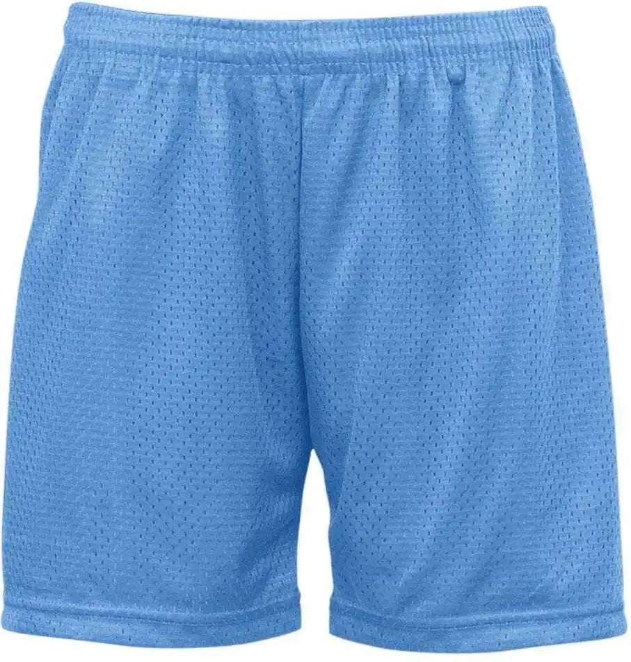 Badger Sport 7216 Ladies Mesh/tricot Short - Columbia Blue