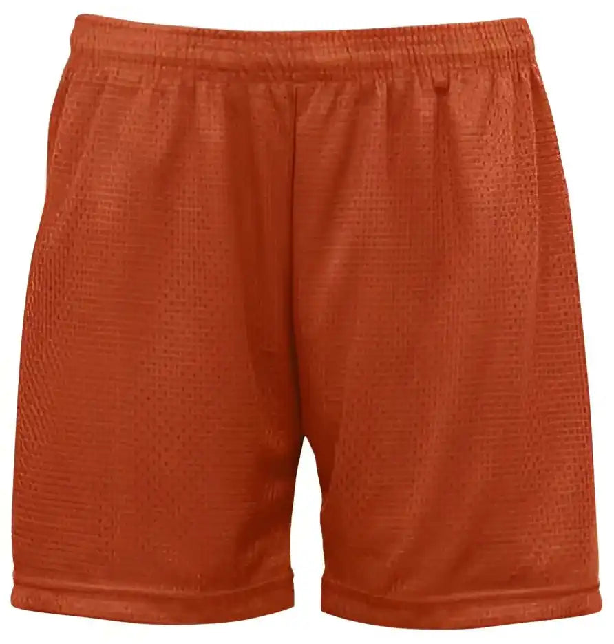 Badger Sport 7216 Ladies Mesh/tricot Short Orange