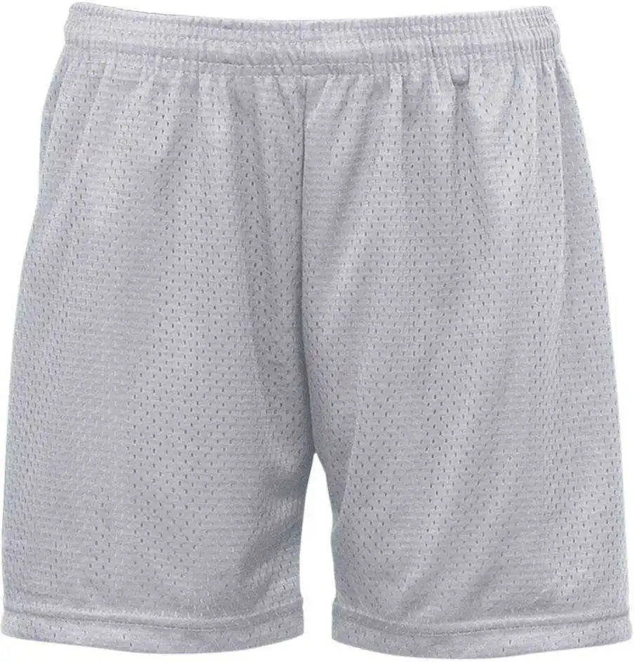 Badger Sport 7216 Ladies Mesh/tricot Short Silver
