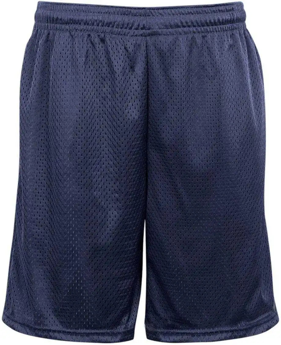 Badger Sport 7219 Pocketed Mesh Short - Navy