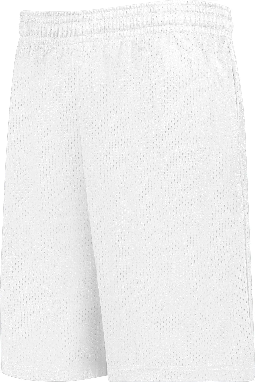 Badger Sport 7219 Pocketed Mesh Short - White - Adult s