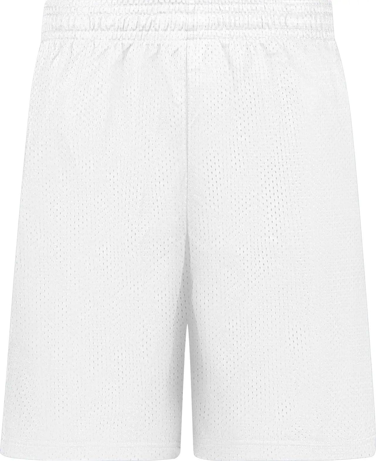 Badger Sport 721900 Pocketed Mesh Short - White - Adult s