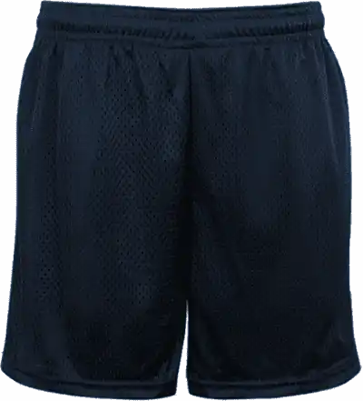 Badger Sport 722500 Mesh Tricot 5’’ Short Navy