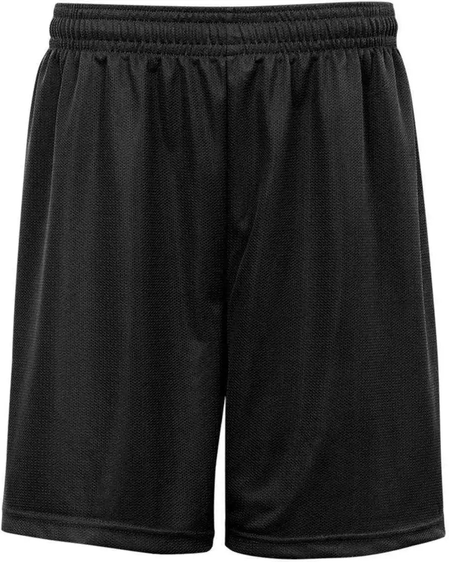 Badger Sport 7239 9’’ Mini Mesh Short - Black