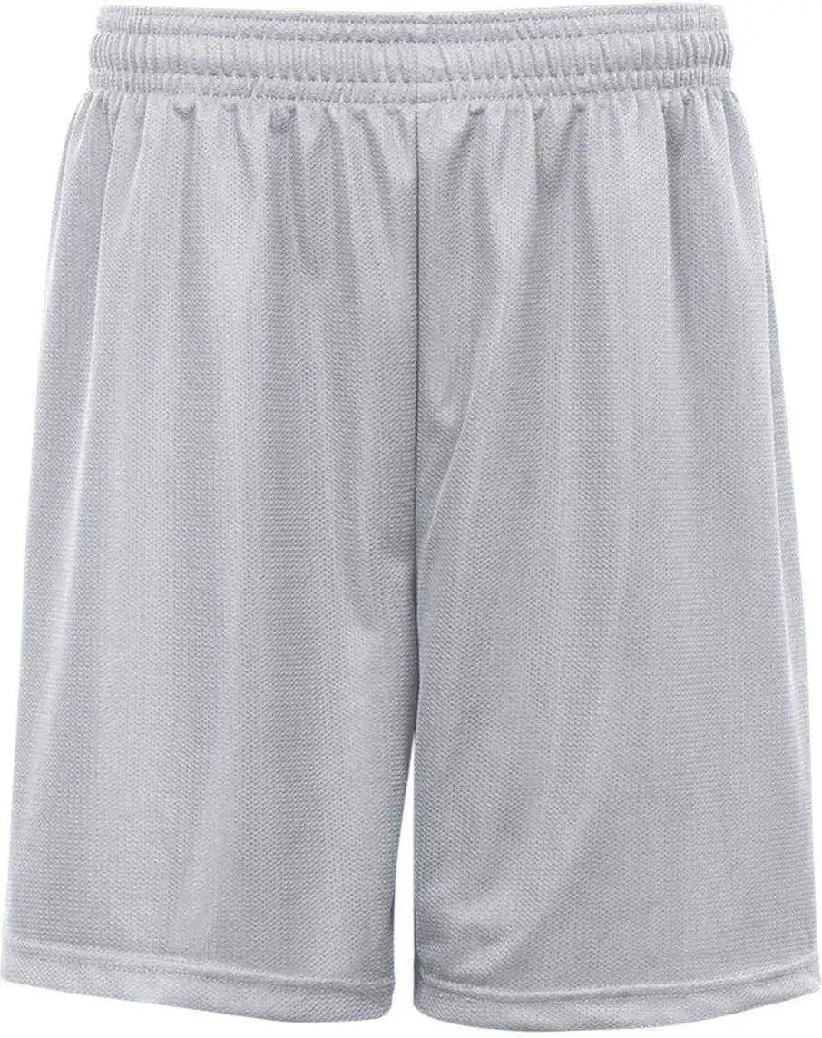 Badger Sport 7239 9’’ Mini Mesh Short - Silver