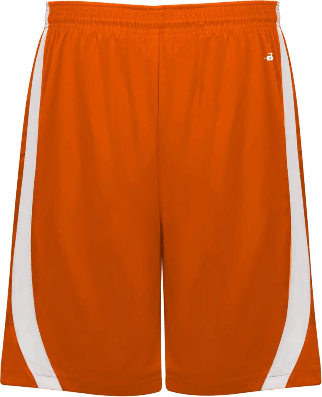 Badger Sport 7244 B-slam Rev. Short - Burnt Orange White