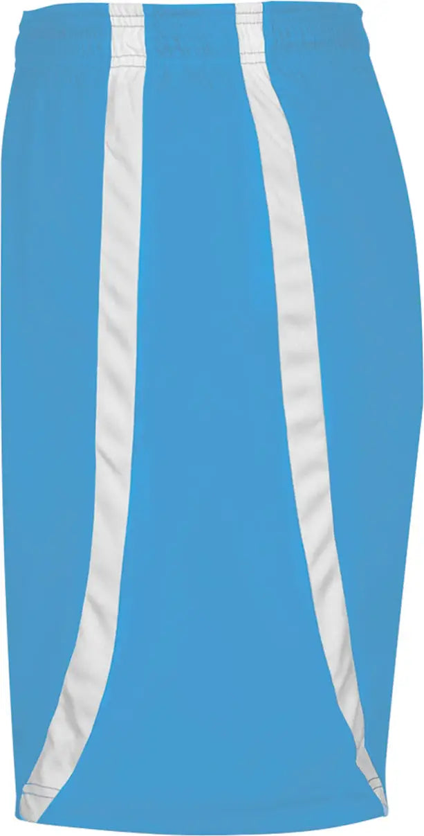 Badger Sport 7244 B-slam Rev. Short - Columbia Blue White