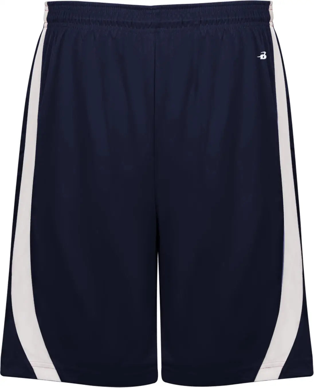 Badger Sport 7244 B-slam Rev. Short - Navy White - Adult m