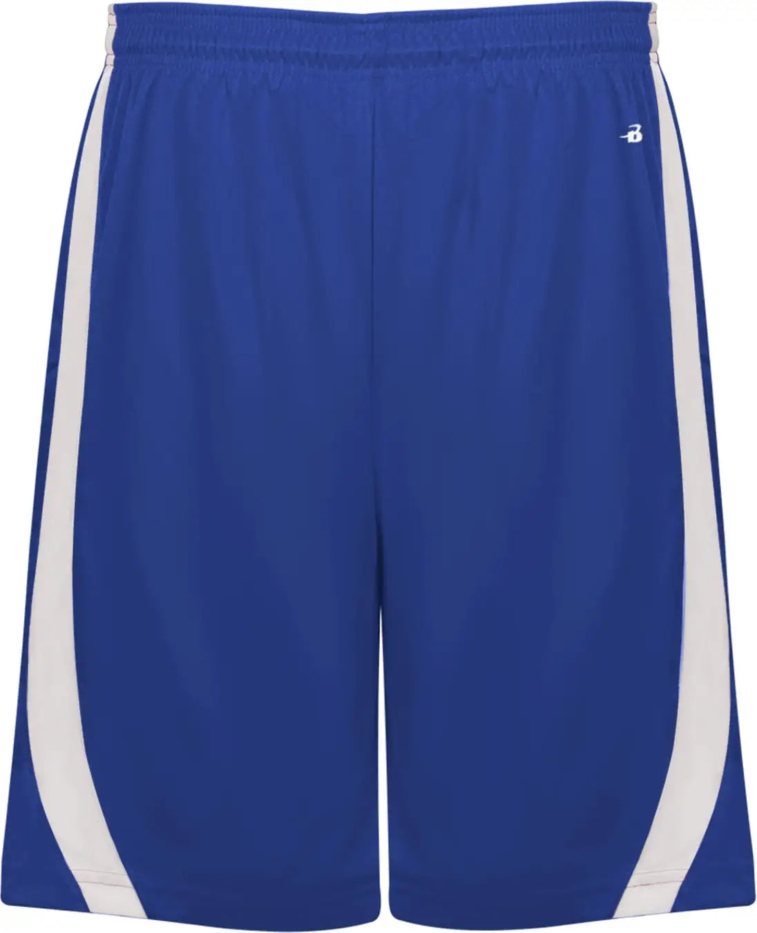 Badger Sport 7244 B-slam Rev. Short - Royal White - Adult s