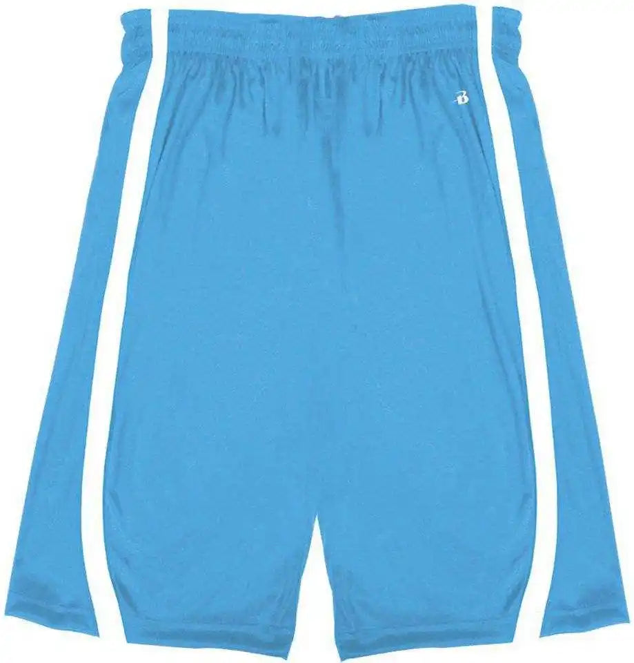 Badger Sport 7244 B-slam Reversible Short - Columbia Blue White