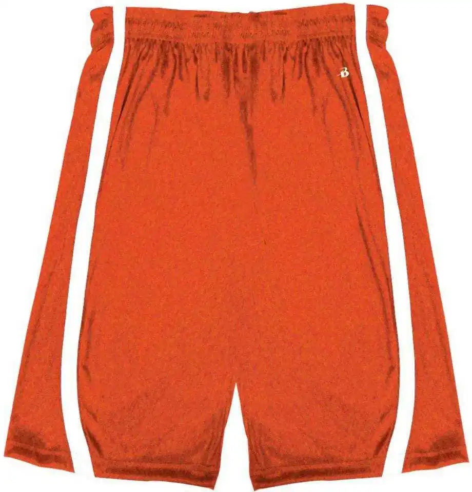 Badger Sport 7244 B-slam Reversible Short - Orange White