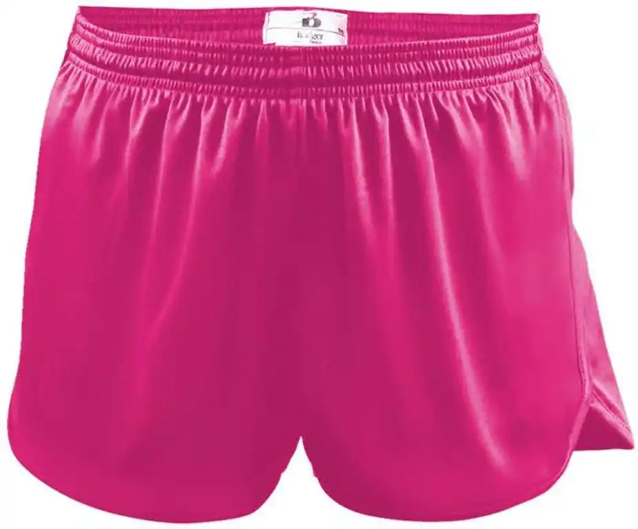 Badger Sport 7278 b Core Ladies Track Short Hot Pink